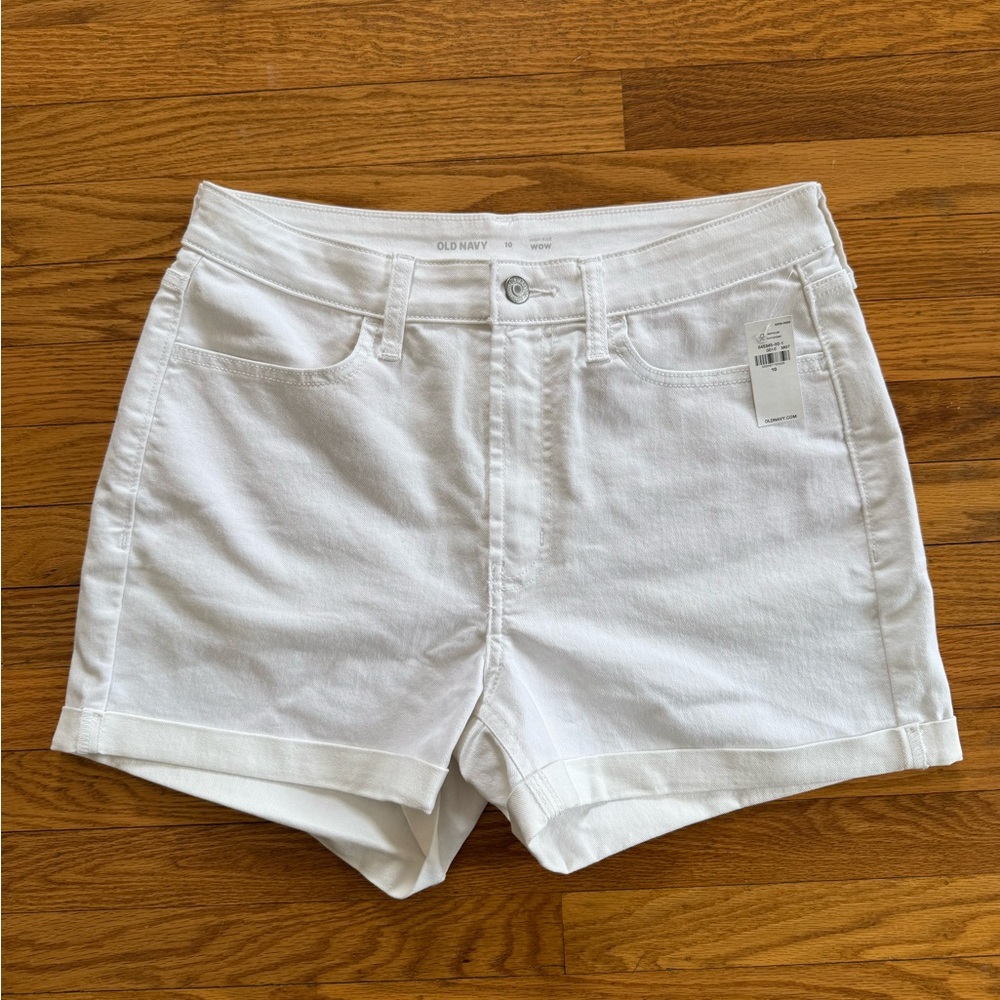 Old Navy Women's Classic White Jean Shorts